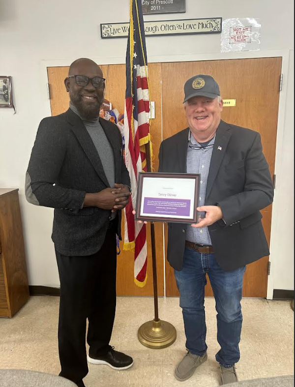 Mayor Oliver and Ivory Daniels