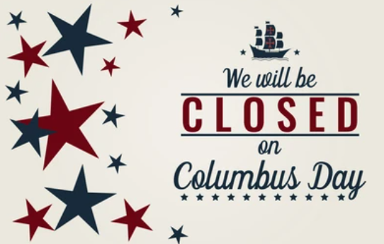 City Hall Closed on Oct 14th