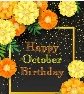 October Birthdays!!!!