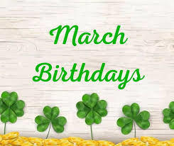 March Birthdays