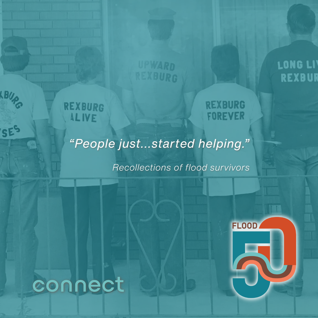 “People just...started helping.” — recollections of flood survivors In the days after the flood, neighbors became family, strangers became volunteers, and communities came together in remarkable ways. Flood 50 honors those connections by bringing people together again — through events, shared experiences, and community gatherings throughout the week. CONNECT events include: • Flashback to the 70s at the Romance Theatre • Guided river floats near the historic flood route • Hosted bus tours and community experiences • Marathon weekend events and gatherings • Community celebrations and opportunities to reconnect Whether you lived through the flood, grew up hearing the stories, or are learning about it for the first time — there’s a place for you in this commemoration. Help us “flood the feeds” as we reconnect together. Flood 50 begins next Monday, June 1. Remember | Connect | Serve