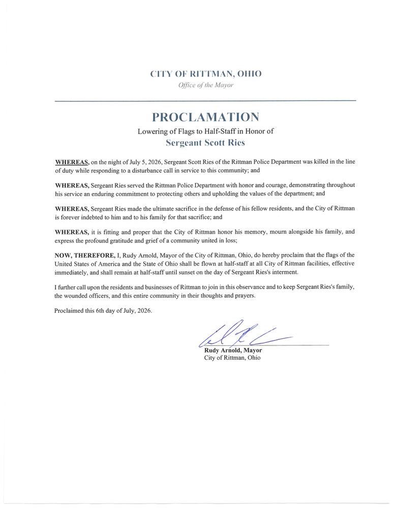 Proclamation