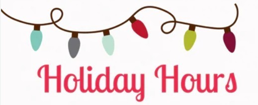 Holiday Hours