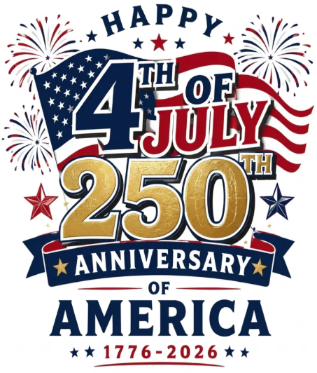 Happy 4th of July, 250th of America