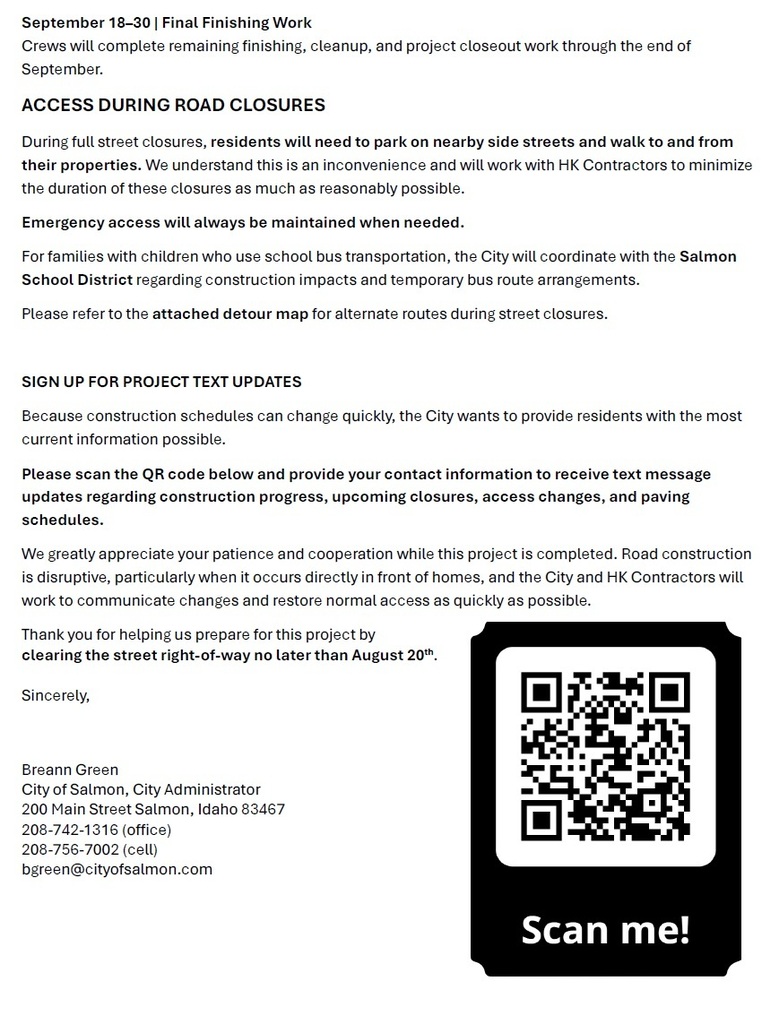 Pavement preservation plan