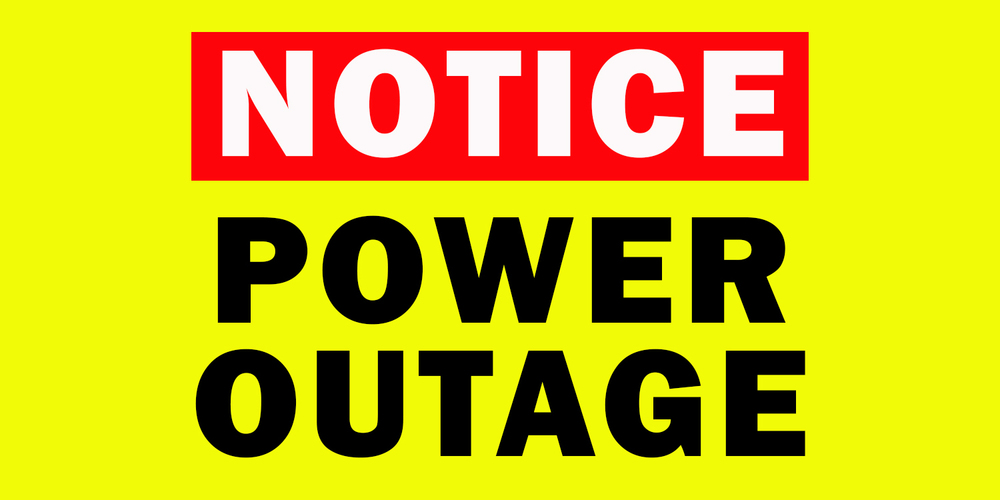 Power Outage Notice