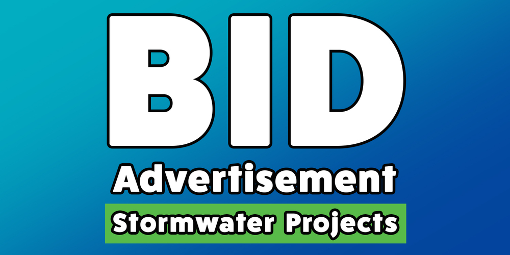 Bid Advertisement - Stormwater Projects