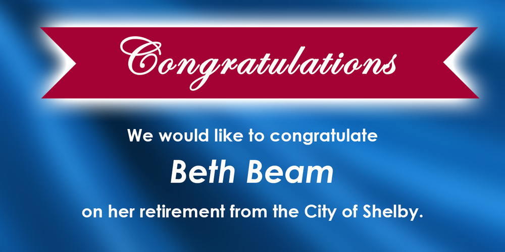 Congratulations to Beth Beam on her retirement