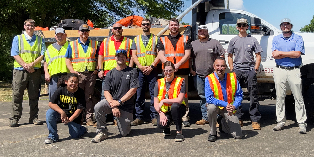 2026 Earth Day Litter Sweep Volunteers Group Photo