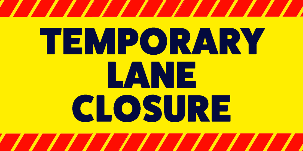 Temporary Lane Closure