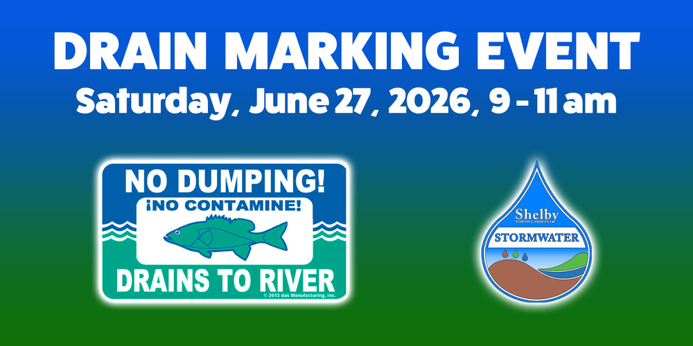 Drain Marking Event - Saturday, June 27, 2026, 9-11 am