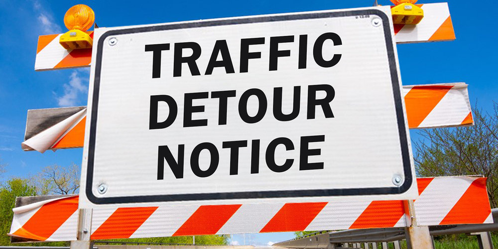 Traffic Detour Notice
