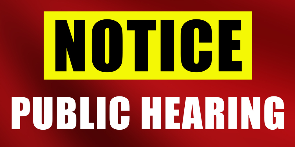 Public Hearing Notice