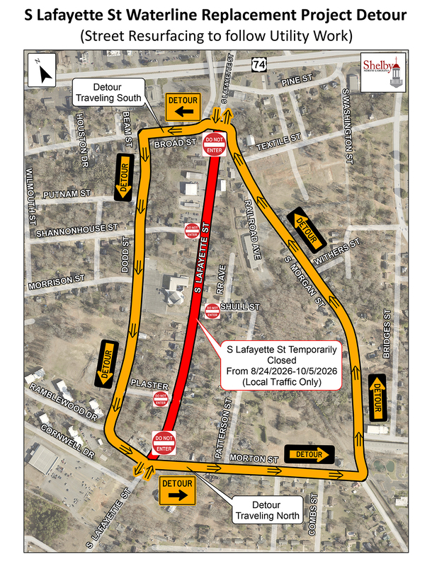 Road Detour Map