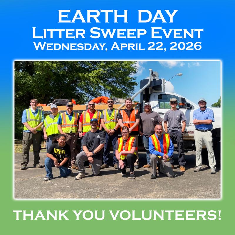 2026 Earth Day Litter Sweep Volunteers Group Photo