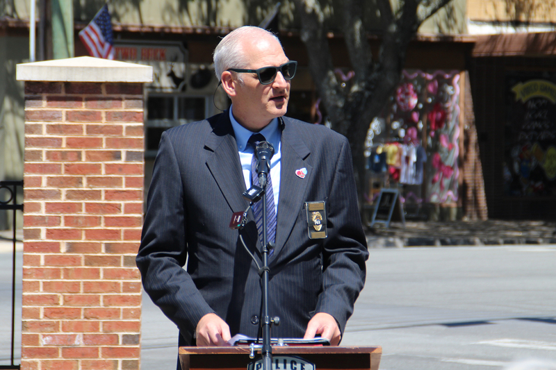 Minister speaking at the National Police Week Memorial Service