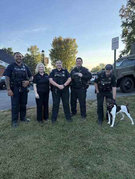 Officers with K-9 Beli