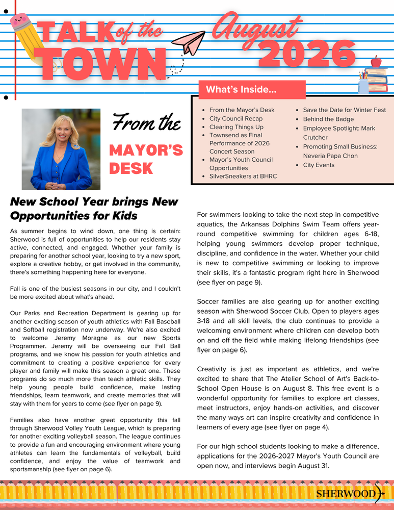 august newsletter