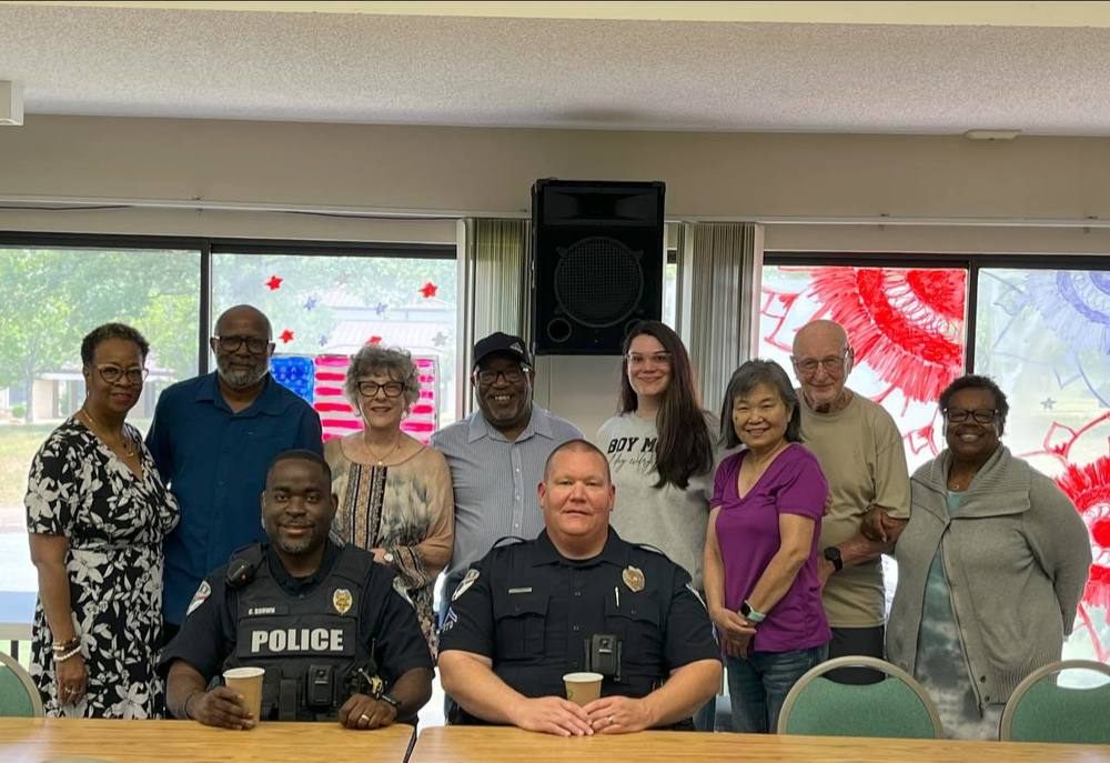 Coffee with a Cop at Jack Evans Senior Center