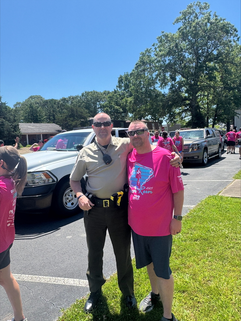 Sgt. Anderson with another LEO.  