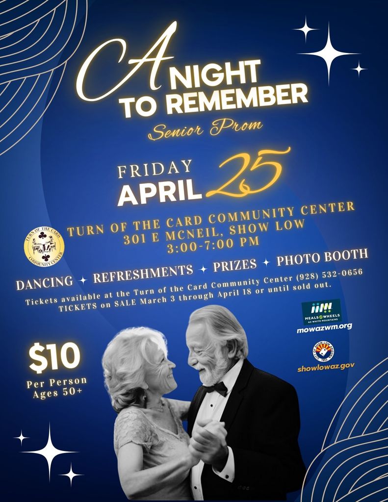 A Night To Remember 50+ Senior Prom