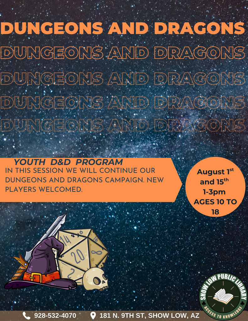 Dungeons and Dragons Flier