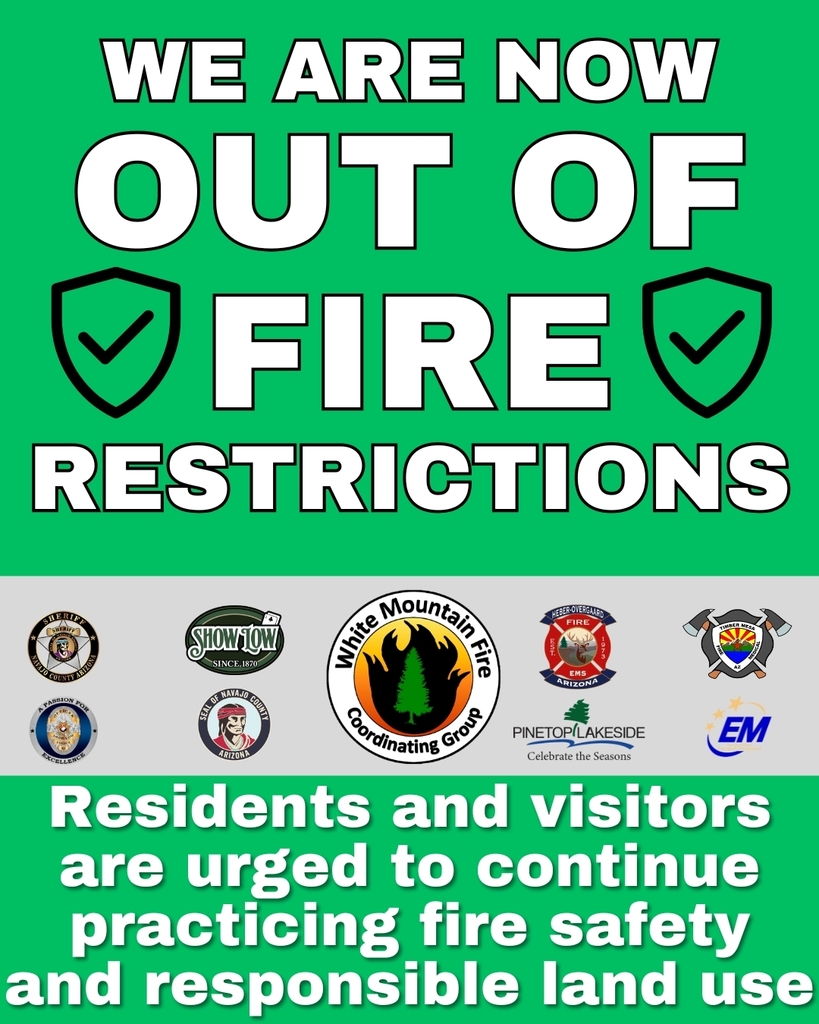 Lifted Fire Restrictions Flyer