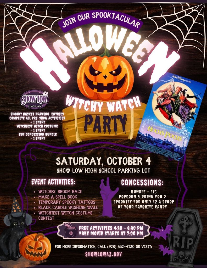 Halloween Witchy Watch Party