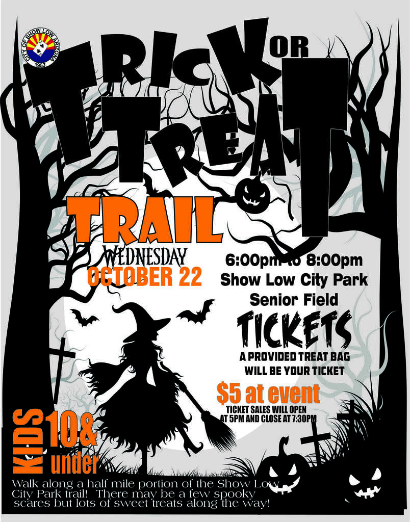 Trick or Treat Trail!  Save the date 10/22/2025