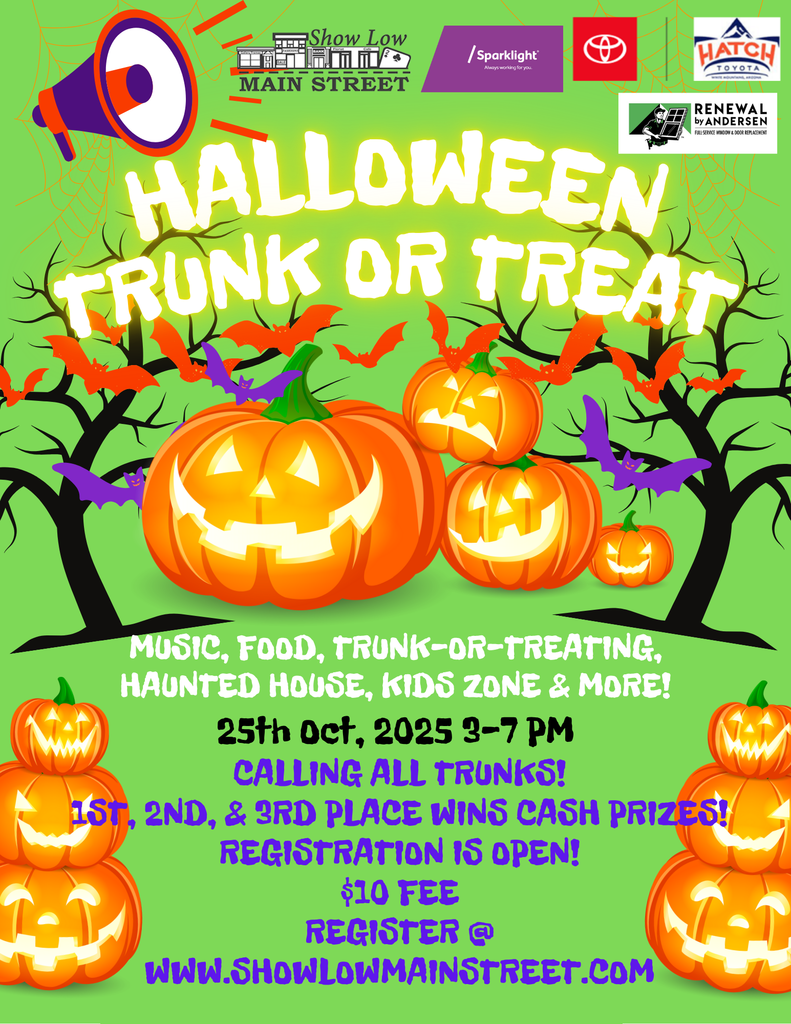 Trunk or Treat Trunk Registration Flier
