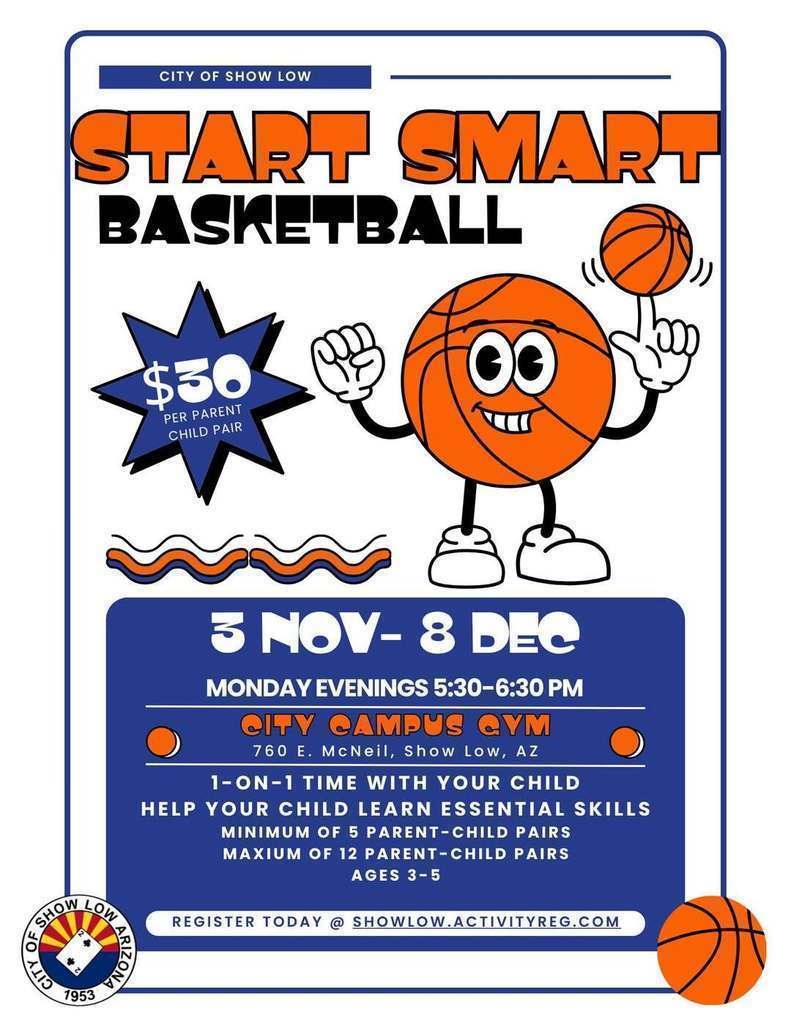 Start Smart Basketball flier