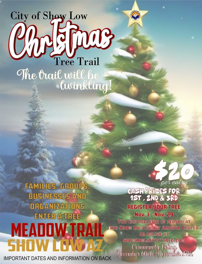 Christmas Tree Trail Flier