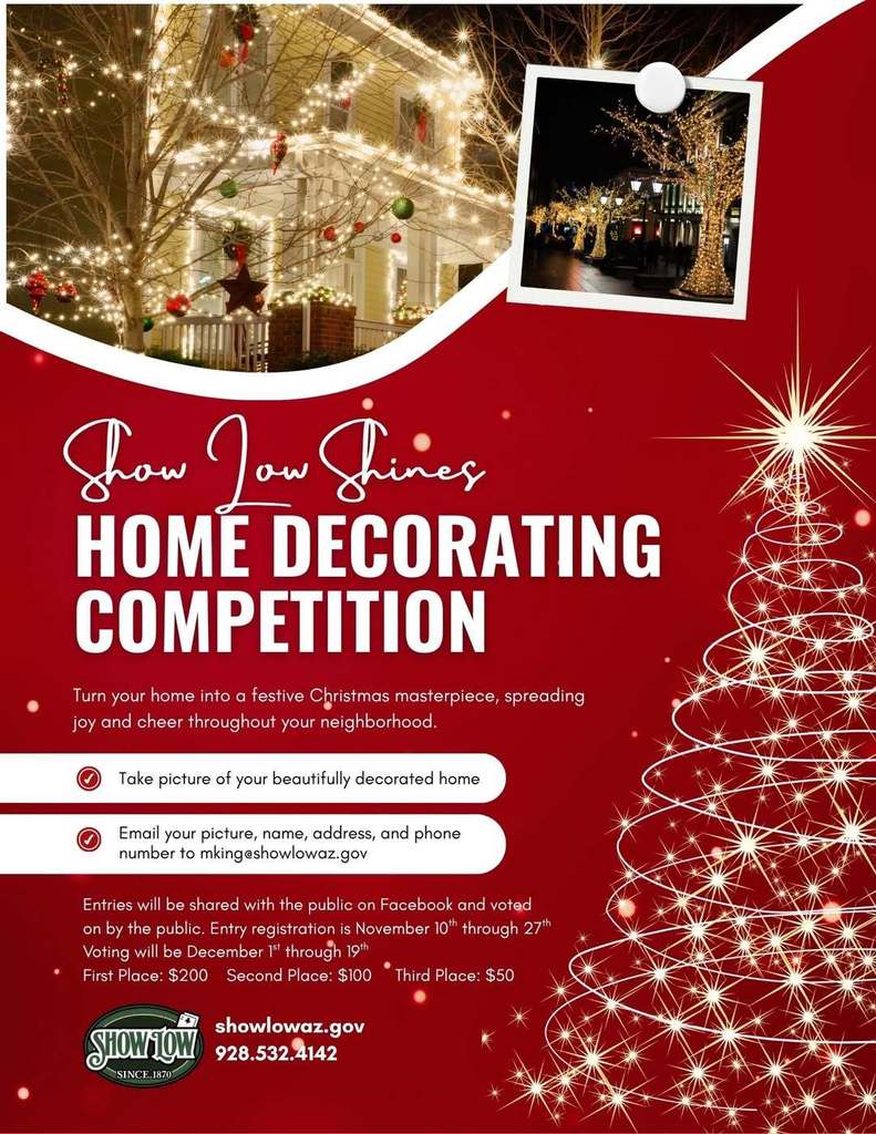 Home Decorating Competition Flier