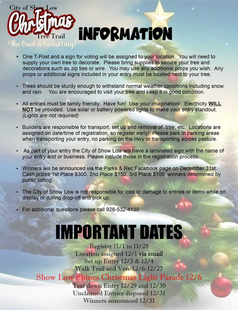 Christmas Tree Trail