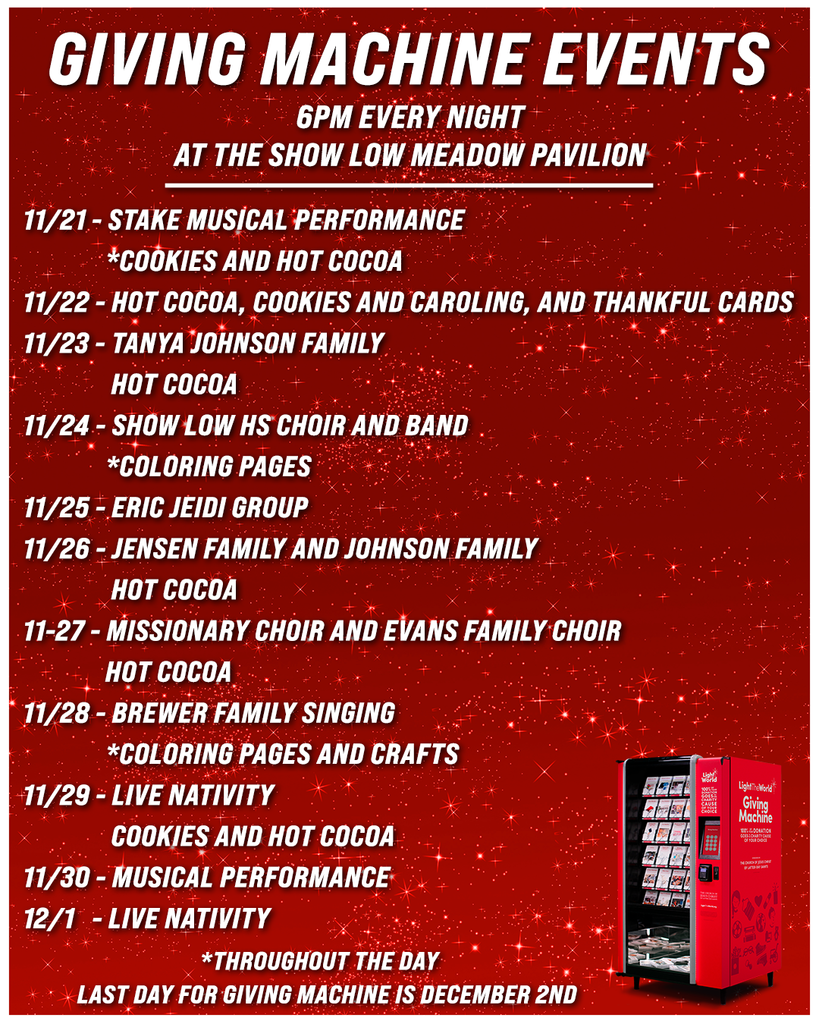 Giving Machine Events