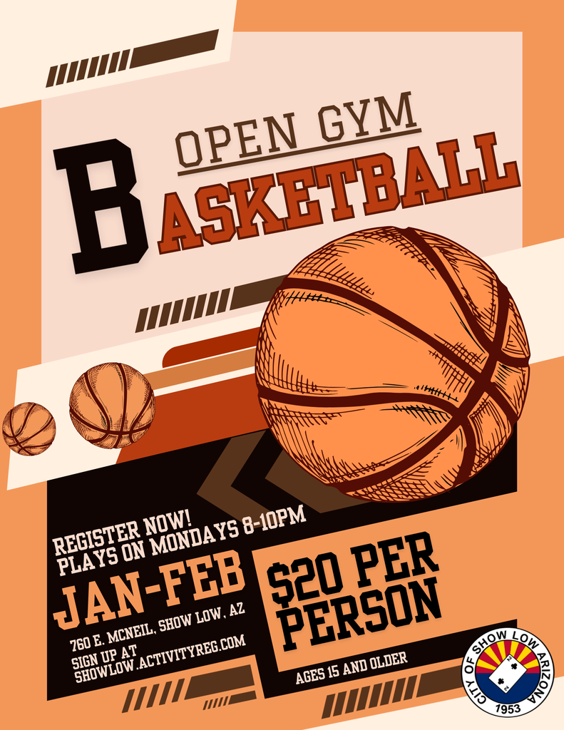 Open Gym Basketball Flier