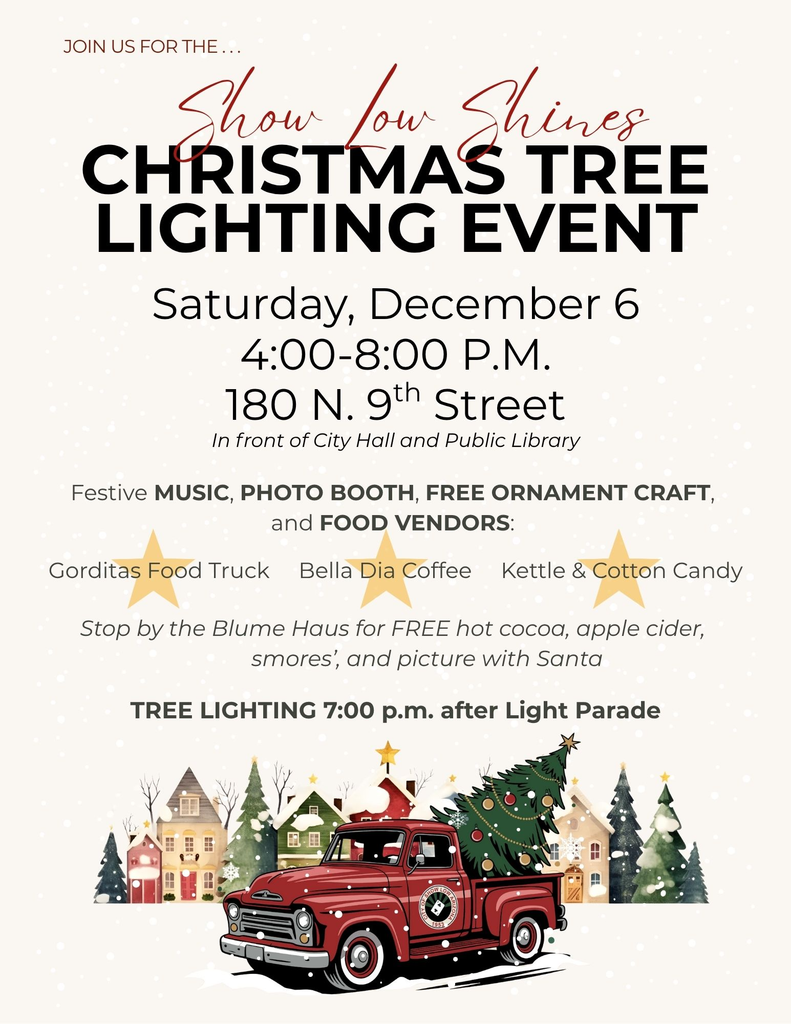 Tree Lighting Event Flier