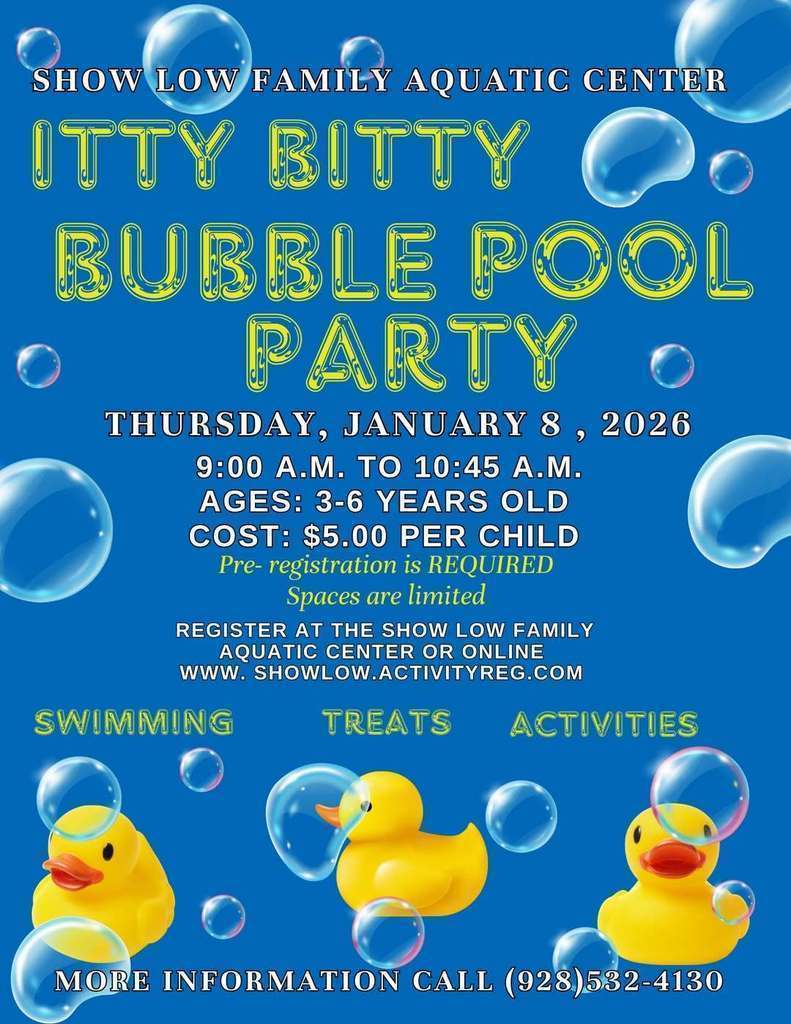 Bubble Pool Party Flier