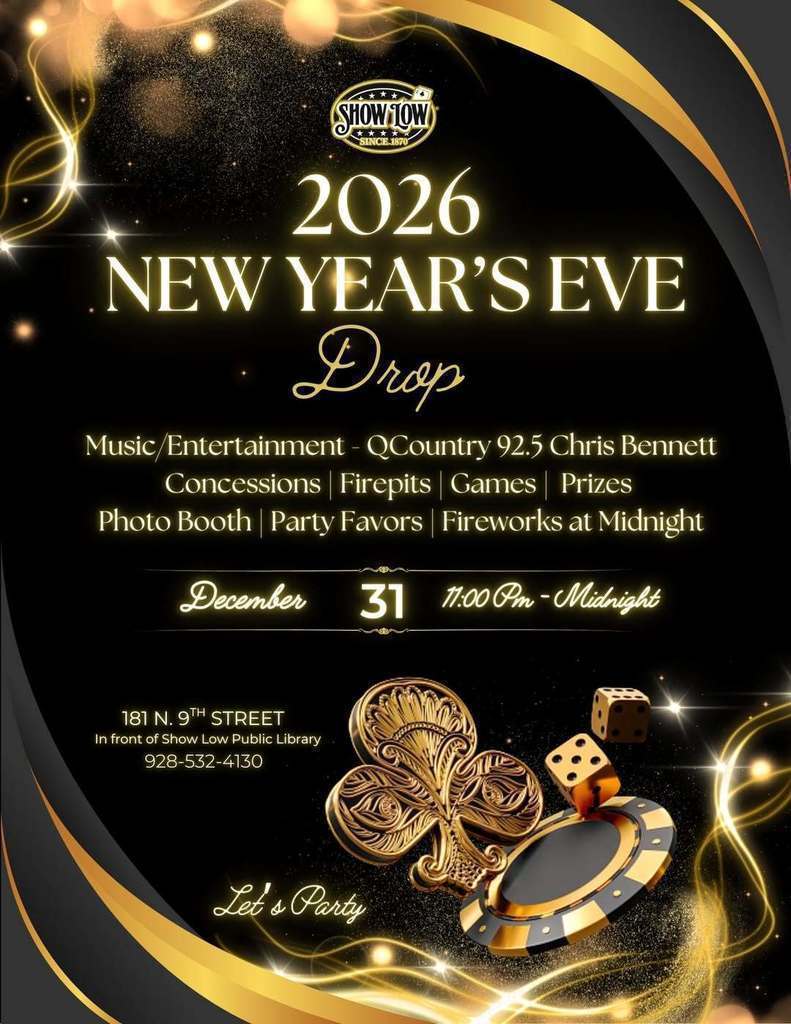 New Year's Eve Drop Flier