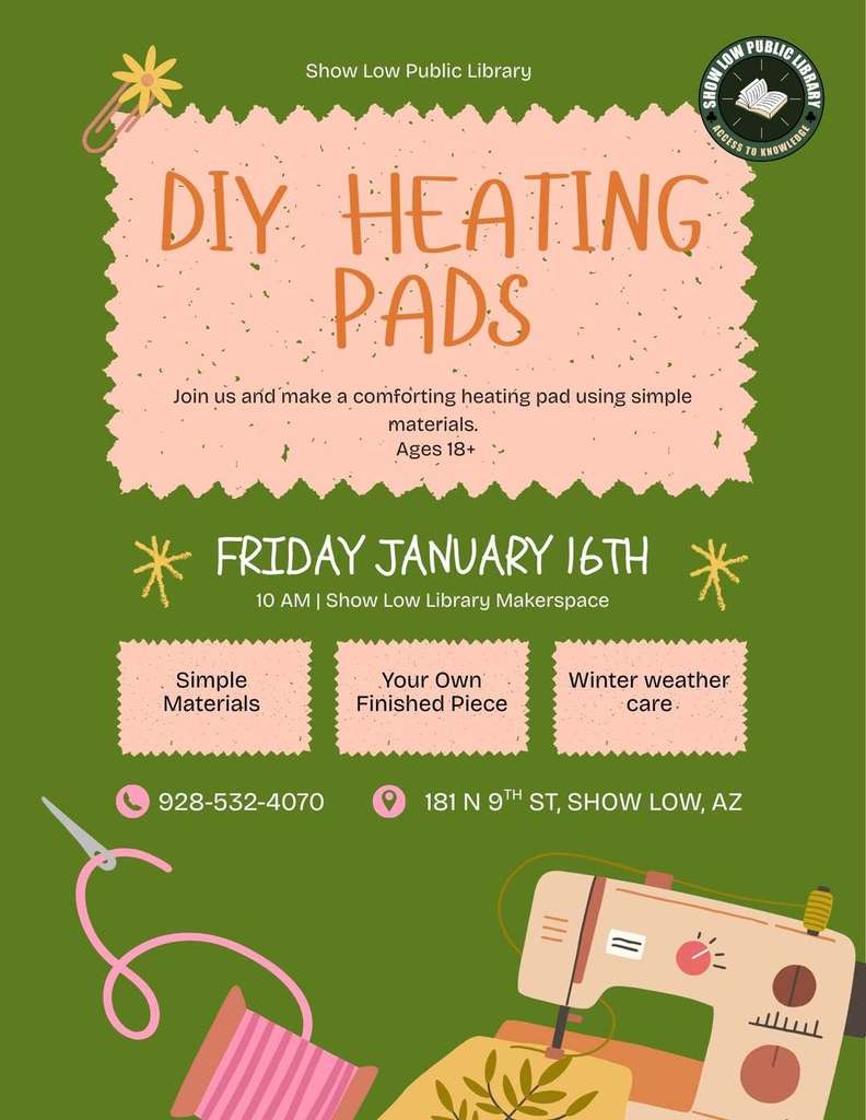 Do It Yourself Heating Pads Flier