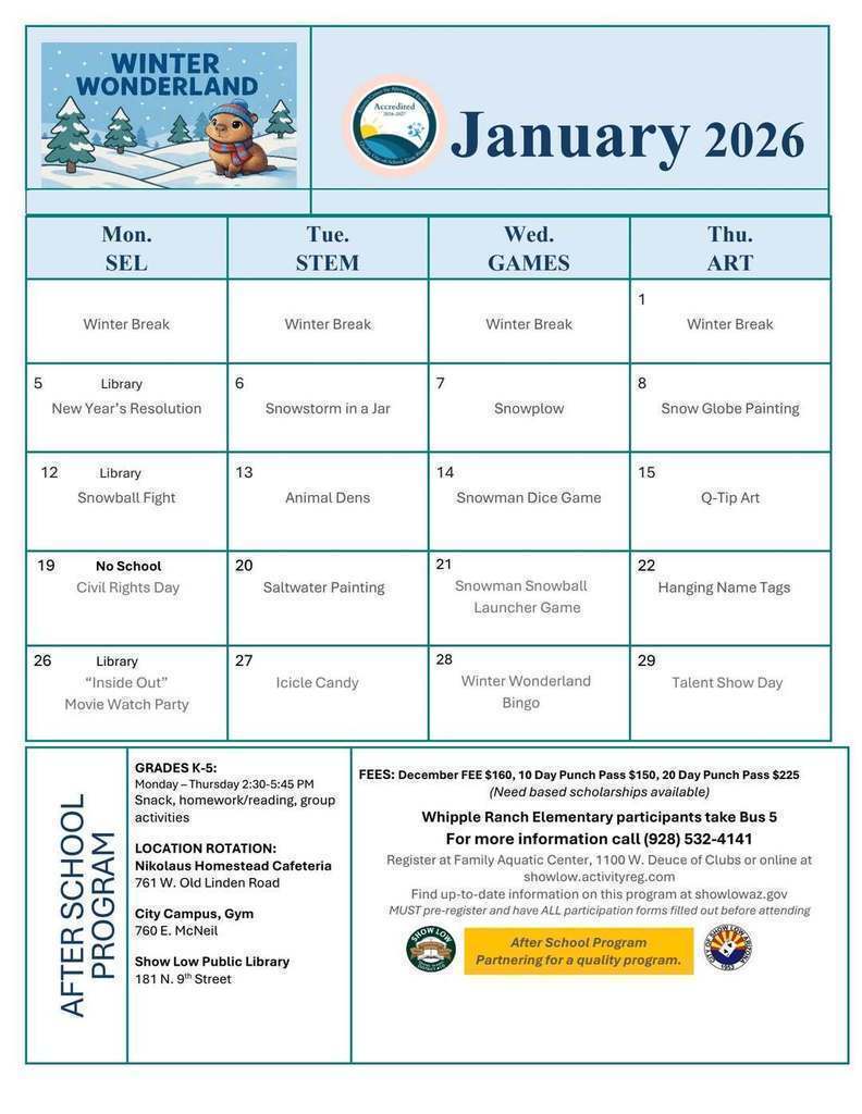 After School Program Flier