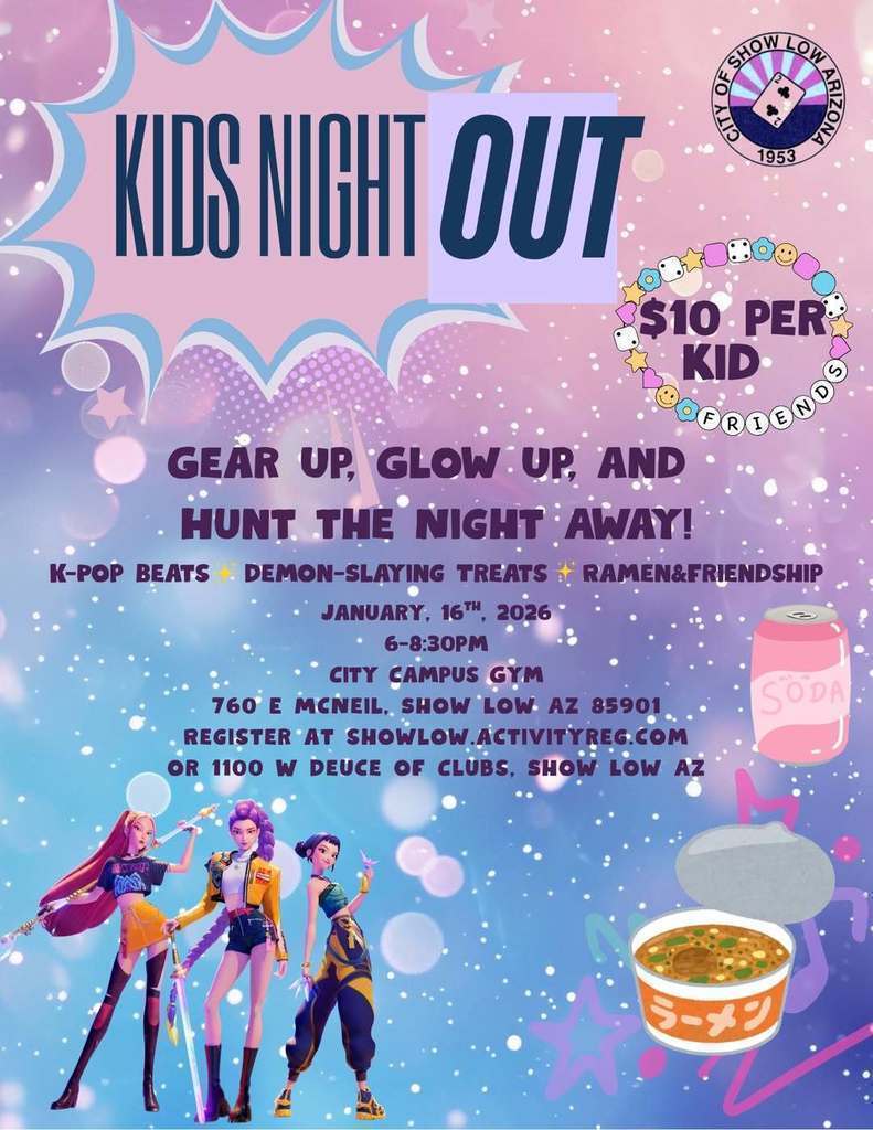 Kids Night Out Flier