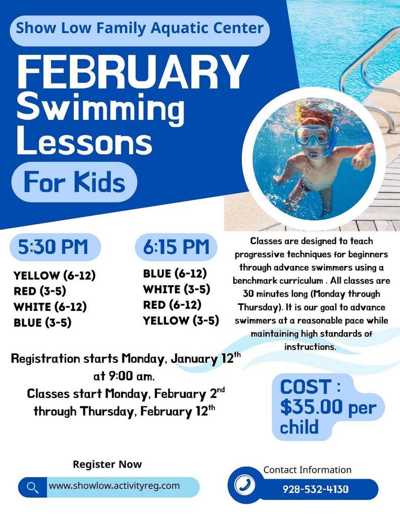 Swim Lessons Flier