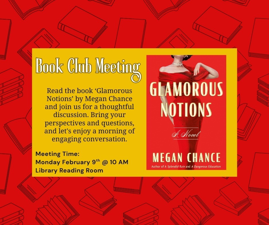 Book Club Meeting Flier
