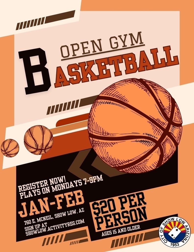 Open Gym Basketball Flier