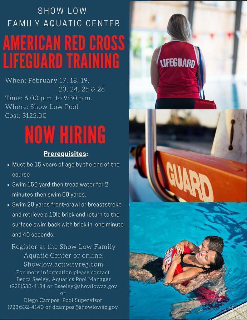 Lifeguard Training Flier