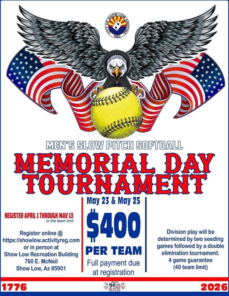 Memorial Day Softball Tournament Flier