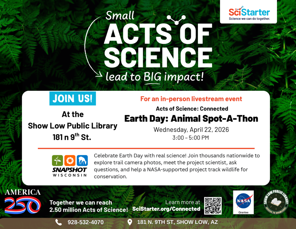 Earth Day: Animal Spot-A-Thon Flier