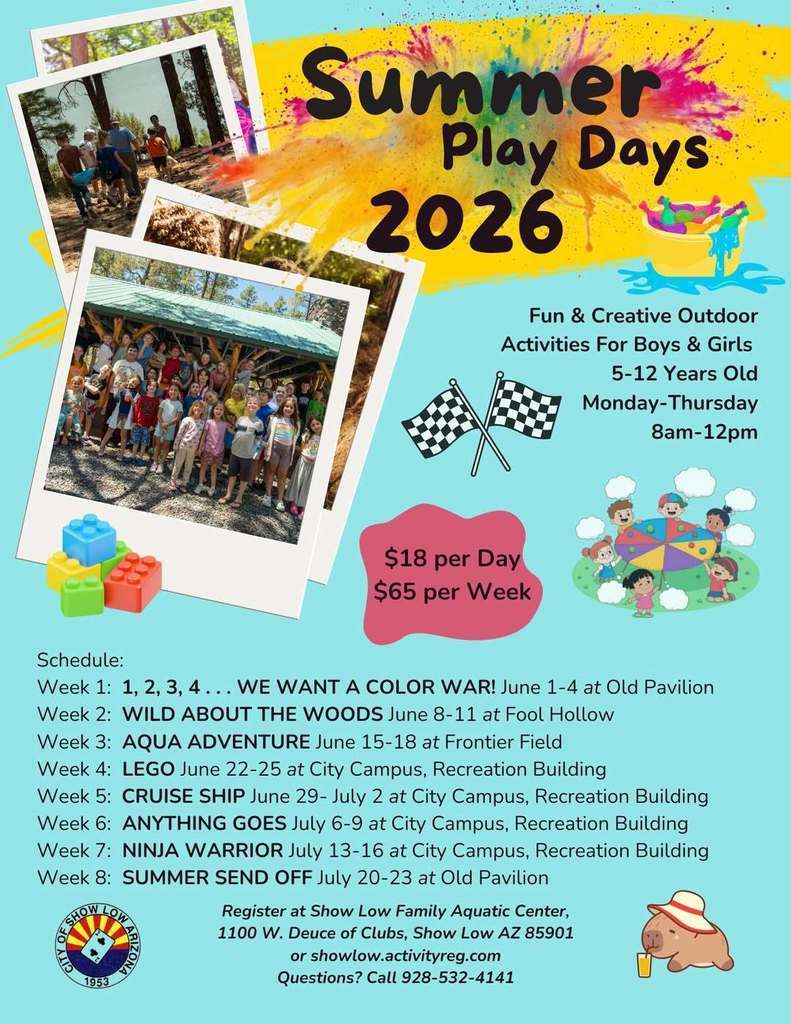 Summer Play Days Flier