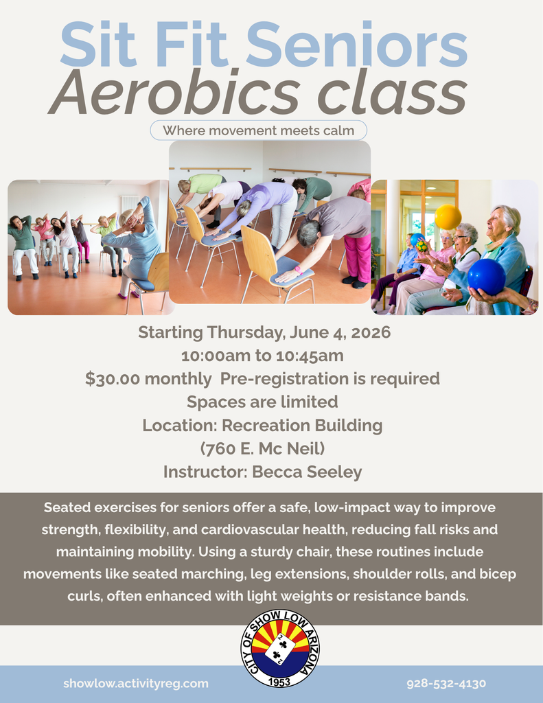 Sit Fit Senior Aerobics Class